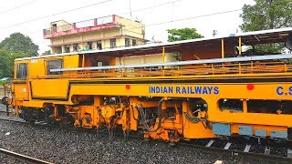 Track Maintenance by Plasser Tamping Machine India Railways [upl. by Weinert463]