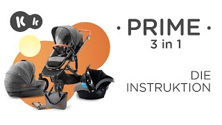 PRIME 3 in 1Kinderwagen von Kinderkraft  Montageanleitung [upl. by Eimmak761]