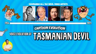 Voice Evolution of TAZ the TASMANIAN DEVIL  67 Years Compared amp Explained  CARTOON EVOLUTION [upl. by Plato21]