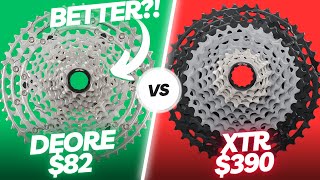 Shimanos 82 AllSteel Deore Cassette is BETTER than the 390 Titanium XTR Option [upl. by Letnoj659]