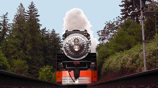 What It Looks Like To Get Hit By A Giant Steam Train As It Thunders Over the Camera at High Speed [upl. by Emmi]