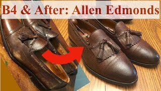 Before amp After Allen Edmonds Loafers  New Heels [upl. by Cherice]