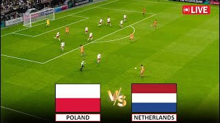 🔴LIVE  POLAND vs NETHERLANDS I I Efootball Pes 2021 GAMEPLAY [upl. by Aticilef]