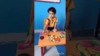 Acvitiy to understand the difference between fruits and vegetables Play class activity [upl. by Rowena118]