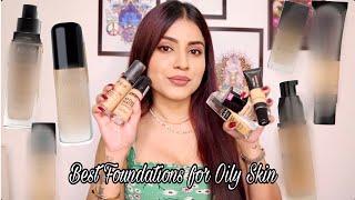 BEST FOUNDATION FOR OILY SKIN  Top 5 Foundations for Oily Combination Skin Affordable Foundations [upl. by Brinkema]