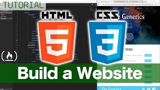 HTML and CSS Tutorial  Create a Website for Beginners [upl. by Etezzil]