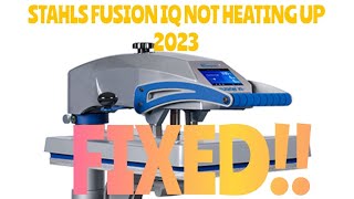 Stahls Hotronix Fusion IQ Wire Burnt Out Circuit Board Needs Replacement Its Not Heating Up [upl. by Triny989]