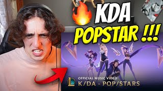 First Time Reacting To KDA  POPSTARS Music Video ft Madison Beer GIDLE Jaira Burns [upl. by Harhay]