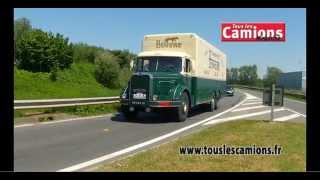 Camions de collection — Les rois de la route au pays des Chtis 2012  1re partie [upl. by Aidul]