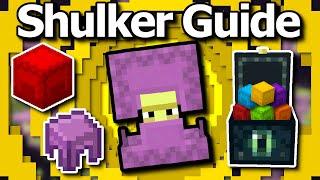 Minecraft 120 Shulker Guide  Duplication Shulker Boxes Enderchest Storage [upl. by Pros777]