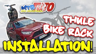 5th Generation Toyota Rav4 Thule Bike Rack Installation [upl. by Ettenwad]