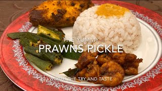 Homemade Prawn Pickle Recipe  Chemmeen Achar  ചെമ്മീൻ അച്ചാർ [upl. by Dweck527]