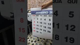 CALENDÁRIO GIGANTE [upl. by Anaila561]