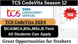 TCS CodeVita September 2024  Complete Guide  Eligibility Criteria  Registration  Upto 115 LPA [upl. by Etaner]