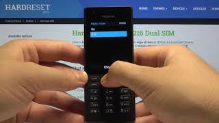 How to Turn OnTurn Off Flight Mode in NOKIA 216 – Airplane Mode [upl. by Alyehs424]