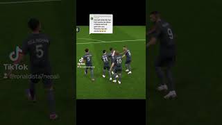 Vini jr shot angaints barcelona pes2021 ytshorts short shortsfeed shortvideo efootball2024 [upl. by Yralam820]