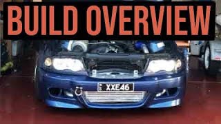 BMW E46 Turbo  FULL BUILD OVERVIEW ʰᵈ part 1 [upl. by Marrin]