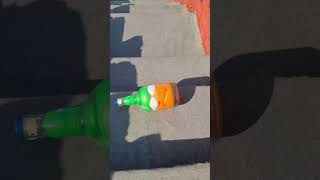 Tri Color glass Bottles Crushing Crunchy amp Soft things shorts asmr satisfying [upl. by Werd]