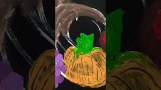 PaintingThanksgiving Cornucopia Full Paintingartworkartistart [upl. by Lanette358]