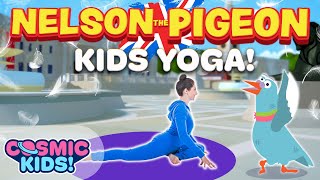 Nelson The Pigeon  A Cosmic Kids Yoga Adventure [upl. by Ros]