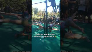 COMPETENCIA de CALISTENIA ARGENTINA 🇦🇷 ELBOW PLANCHE calistenia calisteniaargentina elbowplanche [upl. by Leiru675]