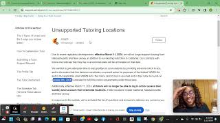 Cambly Tutoring Not Allowed In Some States [upl. by Yorgo]