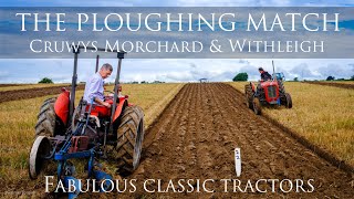 The Ploughing Match  Plenty of Classic Tractors to see ploughing in Devon [upl. by Sawyor]