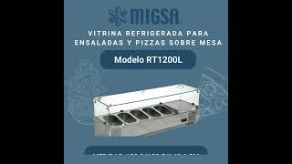 Vitrinas Refrigeradas para Ensaladas y Pizzas de MIGSA 🥗🍕 [upl. by Alexandros]