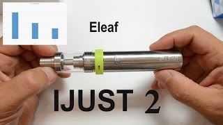 L IJUST 2 par Eleaf le kit batterie  ato subohm [upl. by Ritz855]