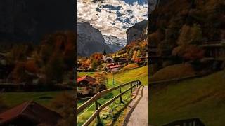 Switzerland nature shorts switzerland mountains relaxingmusic reels viralvideo forest flute [upl. by Sane]