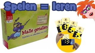 Malle getallen  kwartet Leer spelenderwijs beter optellen en aftrekken tot 100 [upl. by Elleynad918]