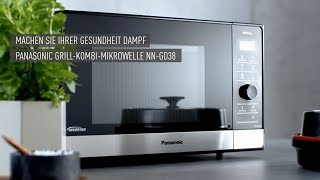 KombiMikrowelle mit Grill und Dampfgarbehälter NNGD38  Panasonic Produktvorstellung [upl. by Vikki]