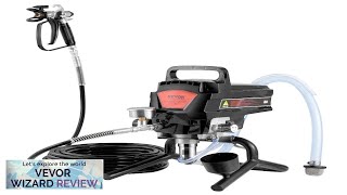 VEVOR 950W Stand Airless Paint Sprayer 3000PSI High Efficiency Electric Airless Sprayer Review [upl. by Dew31]