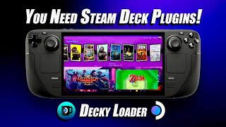 You Need Steam Deck Plugins In Your Life Easy Decky Loader Install [upl. by Ovatsug]