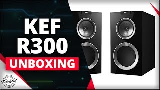 KEF R300 3Way Bookshelf Speaker Unboxing amp Overview [upl. by Ihp]