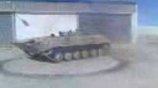 تمتيع دبابة libyan arab jamaherias army r drifting TANK [upl. by Nnylirehs]