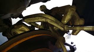 HONDA CRV 2008 REAR BRAKE PAD REPLACEMENT [upl. by Sisenej570]