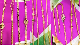 Gold stunning models maggapu chains collection  thali chain designs [upl. by Learrsi]