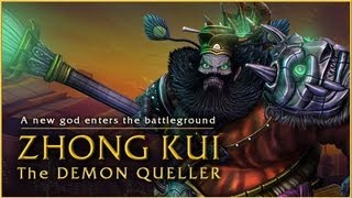 SMITE God Reveal  Zhong Kui  The Demon Queller [upl. by Camel]