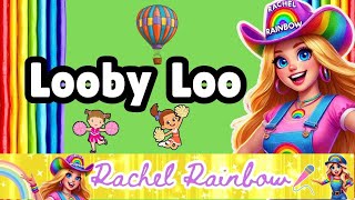 Looby Loo Pep Rally  Ms Rachel Rainbow  Pop Songs for Littles  Toddler Learning [upl. by Nileve726]