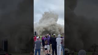 Lake Charles tallest building demolished after hurricane Laura damage [upl. by Tamarah]