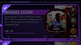 MICHAEL ESSIEN  ALL 18 MADFUT SOLUTIONS  MADFUT FUTURE ICONS SBC SOLUTION  MADFUT 24 [upl. by Nuahsed]