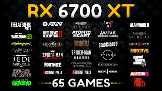 RX 6700 XT Test in 65 Games in 2024🔥 [upl. by Afra503]