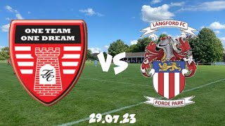 LAST MINUTE WINNER BEST PEN EVER GOALS FLYING IN  Totternhoe FC vs Langford FC highlights [upl. by Burrill]