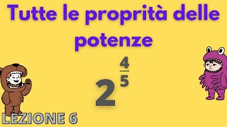 Esponenziali e tutte le proprietà delle potenze [upl. by Attaynek]