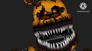 Nightmare fredbear jumpscare DC2 [upl. by Umberto]