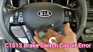 C1513 Brake Switch Circuit Error [upl. by Allesiram]