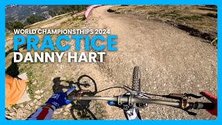 GoPro World Championships Practice Laps with Danny Hart  Andorra 2024 [upl. by Eelarat844]