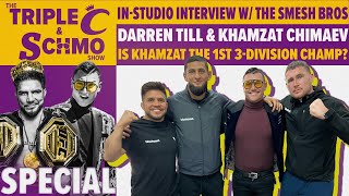 Khamzat Chimaev amp Darren Till Exclusive Behind Curtain of Smesh Bros [upl. by Hadlee]