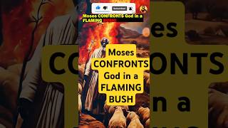 Moses CONFRONTS God in a FLAMING BUSH [upl. by Eitsyrk766]